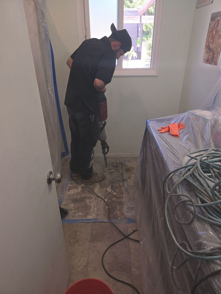 Brand New Toilet Installation Preparation With Drain Charmer Plumbing & Rooter Inc