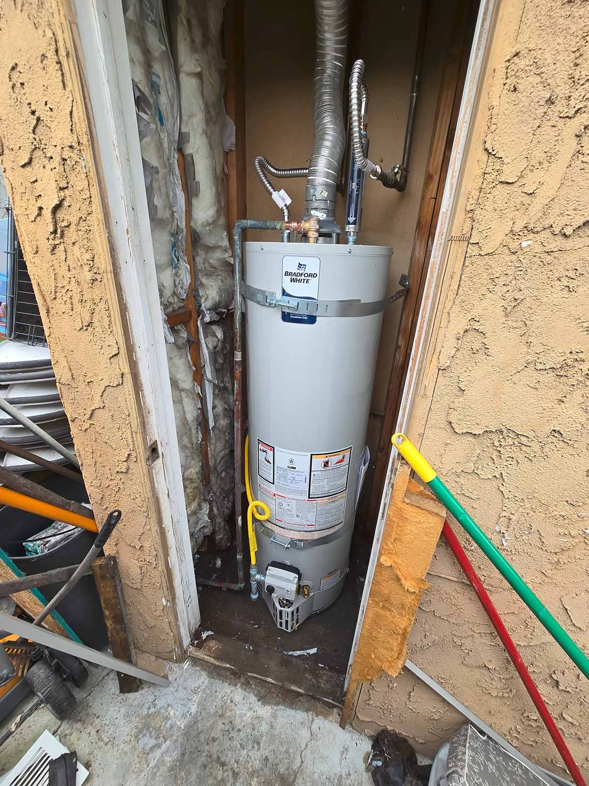 Gas Water Heater Installation with Drain Charmer Plumbing & Rooter Inc