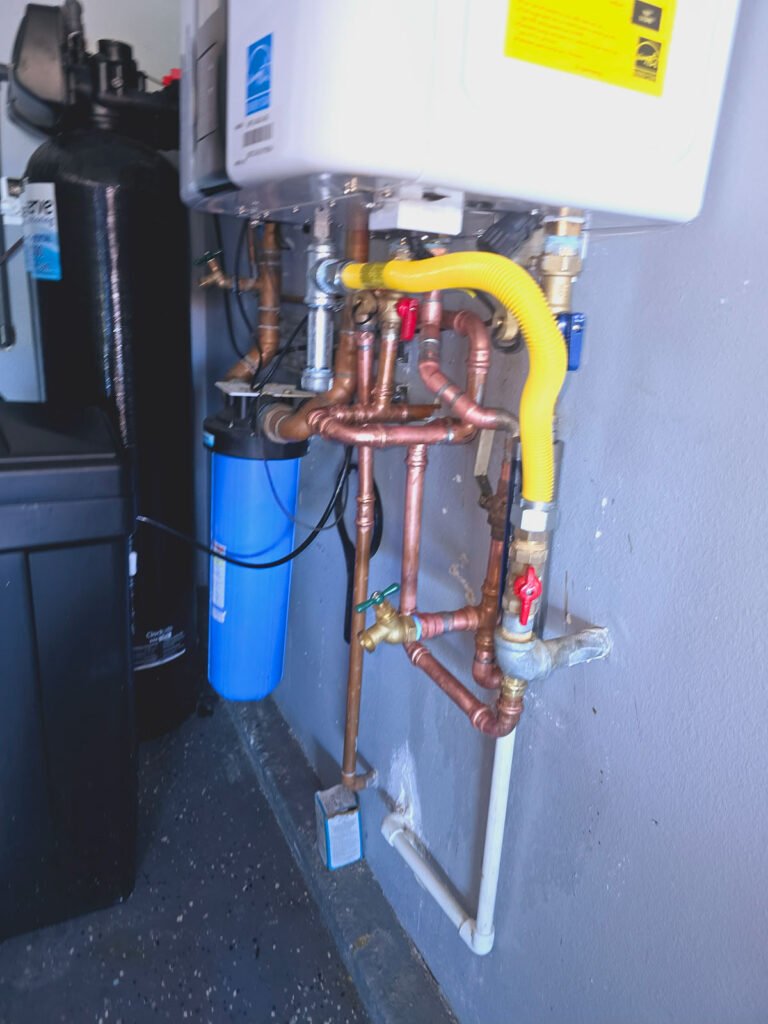 water softener system installed by drain charmer plumbing & rooter inc
